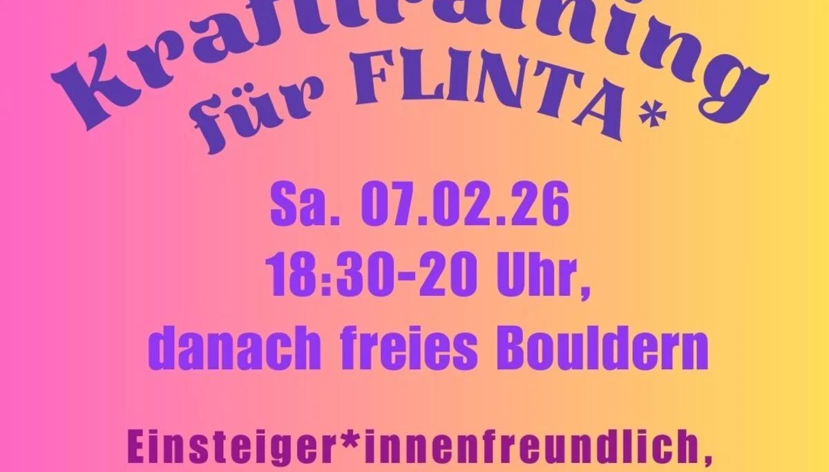 Veranstaltungsbild Krafttraining für FLINTA* | © VKM